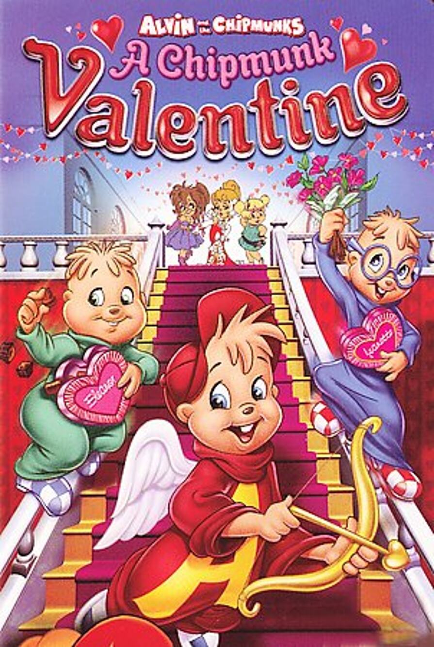 Alvin and the Chipmunks - A Chipmunk Valentine - DVD - GOOD Blockbuster Edt.